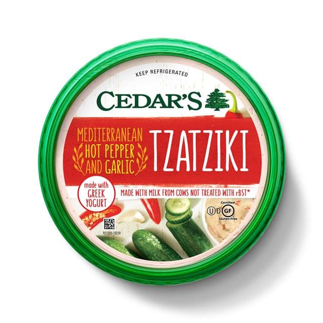 Cedar's Mediterranean Hot Pepper and Garlic Tzatziki 12oz