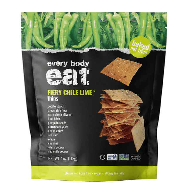 Every Body Eat Fiery Chile Lime Thins