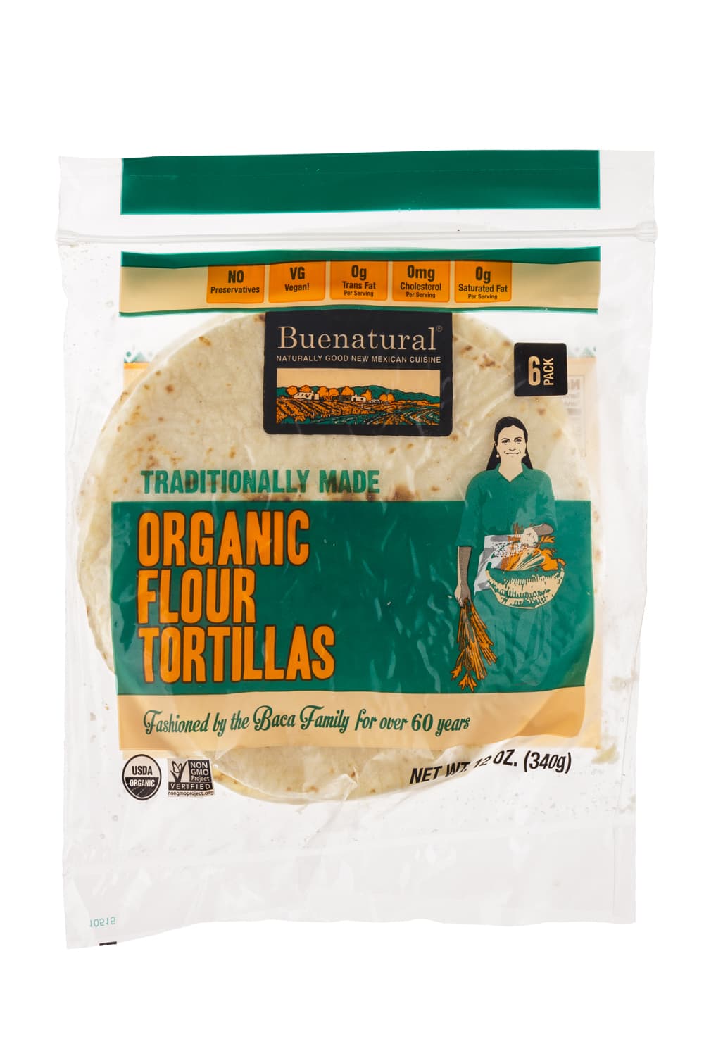 Buenatural Organic White Tortillas