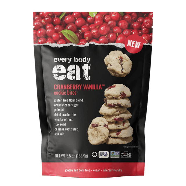 Every Body Eat Cranberry Vanilla Cookie Bites