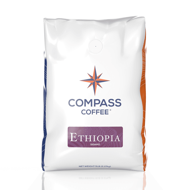 Compass Coffee Ethiopia Sidamo Blend 5lb Bag