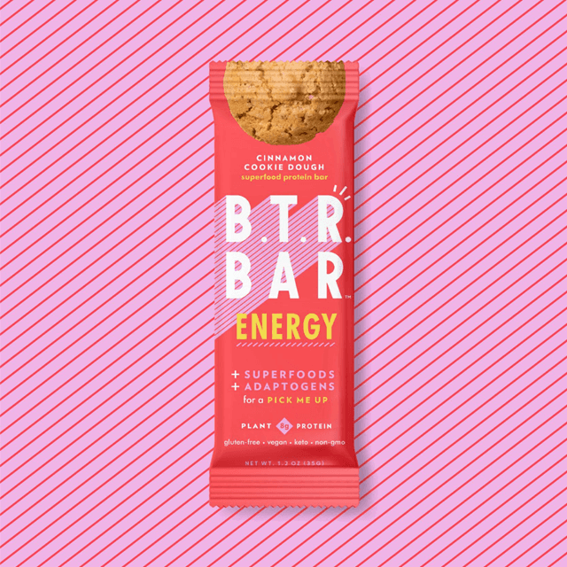 B.T.R. NATION Cinnamon Cookie Dough ENERGY Bar