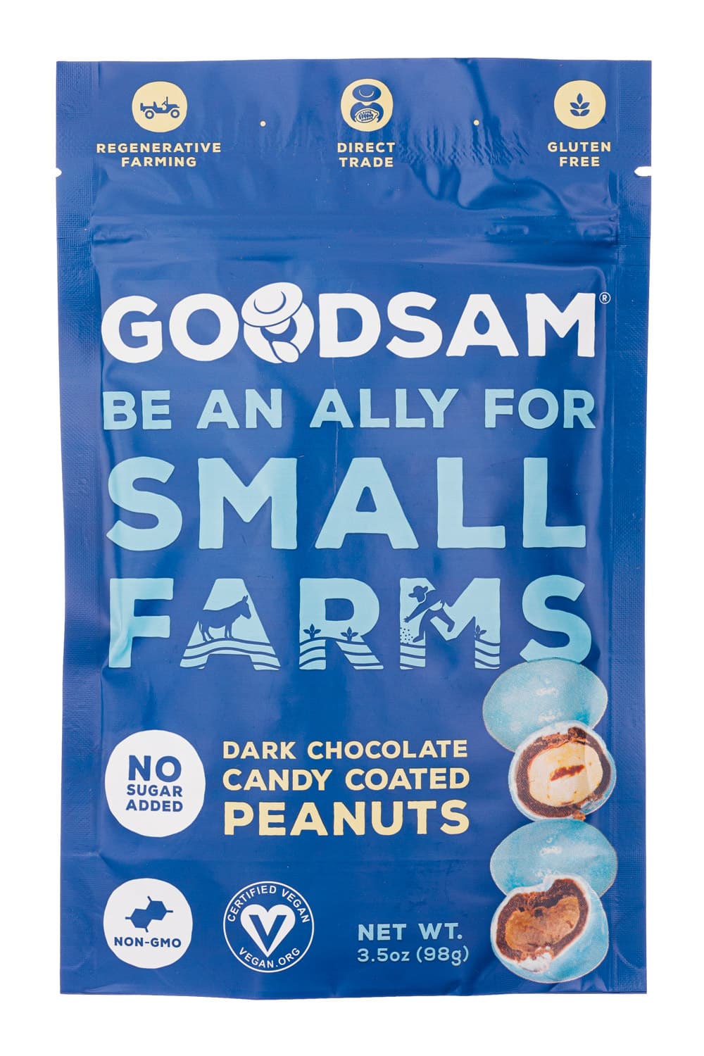 GoodSam Foods Dark Chocolate Candy Coated Peanuts