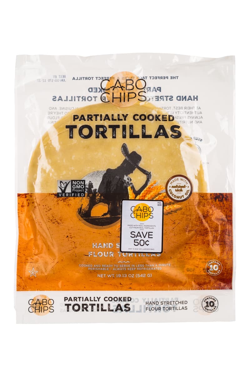 Cabo Chips Hand Stretched Flour tortillas
