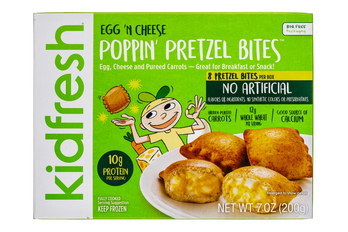 Kidfresh Egg n' Cheese Poppin' Pretzel Bites