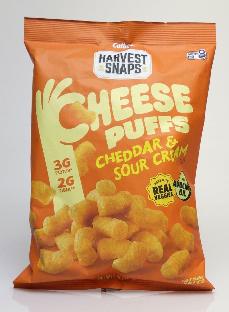 Harvest Snaps Cheese Puffs - Cheddar & Sour Cream