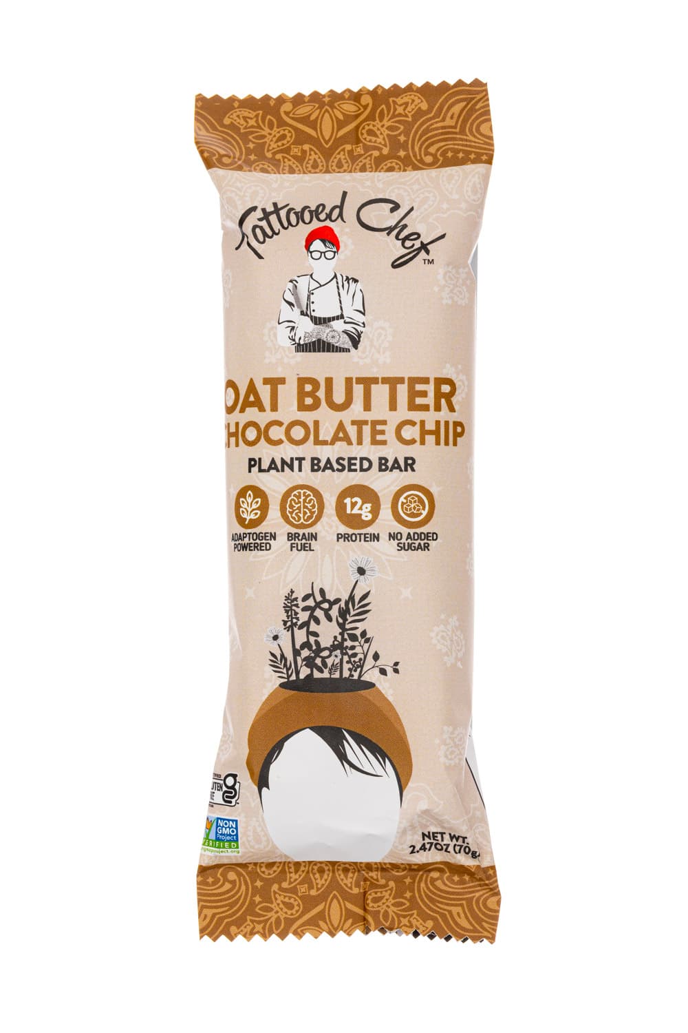 Tattooed Chef Oat Butter Chocolate Chip