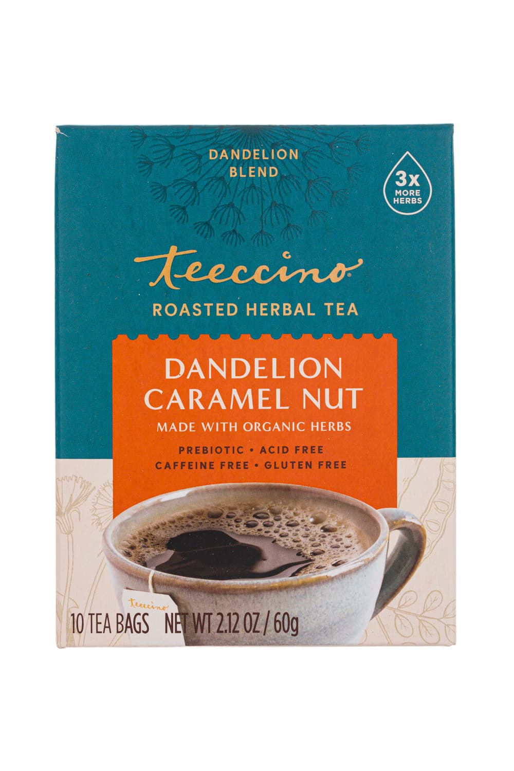 Teeccino Dandelion Caramel Nut