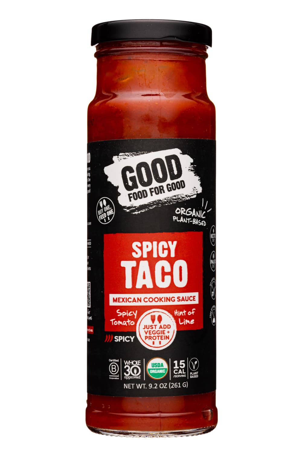 Good Food For Good Spicy Taco Cooking Sauce