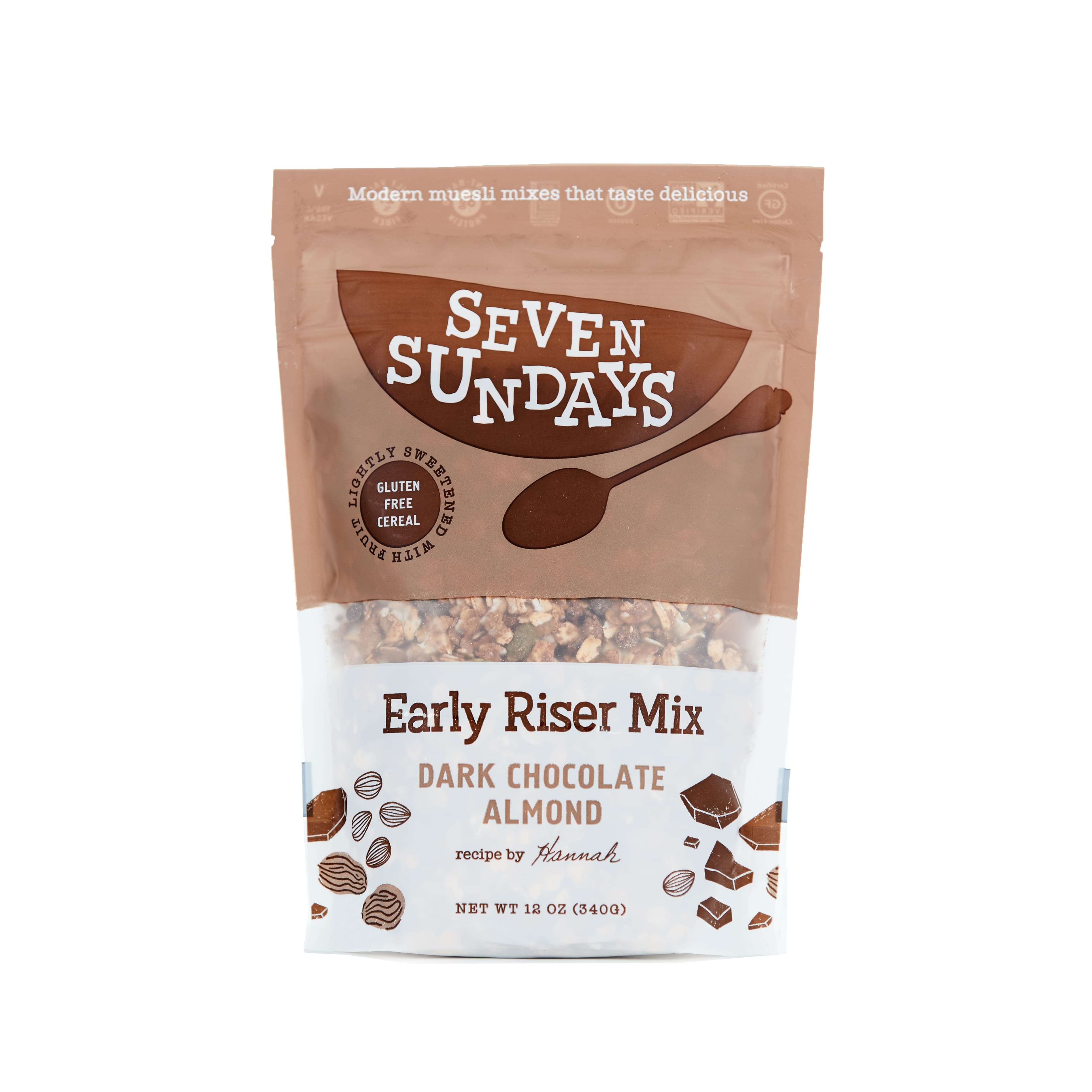 Seven Sundays Early Riser Dark Chocolate Almond Muesli (Gluten Free)