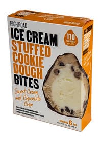 High Road Craft Ice Cream Sweet Cream Ice Cream Stuffed Chocolate Chip Cookie Dough Bites