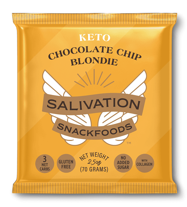 Salivation Snackfoods Keto Chocolate Chip Blondie