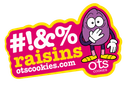 O'ts Cookies Declares October 3 "National #!&% Raisins Day" – Take the Anti-Raisin Pledge While Giving Back to City Harvest