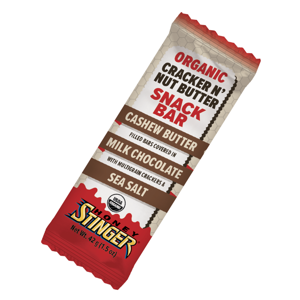 Honey Stinger Releases Cashew Butter & Milk Chocolate Cracker N’ Nut Butter Snack Bar