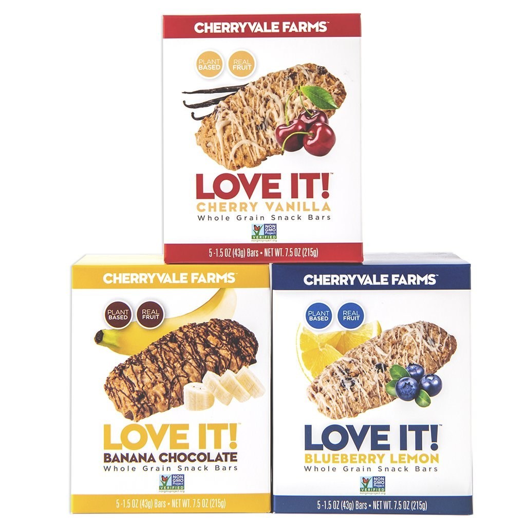 Cherryvale Farms Introduces Love It! Whole Grain Snack Bars