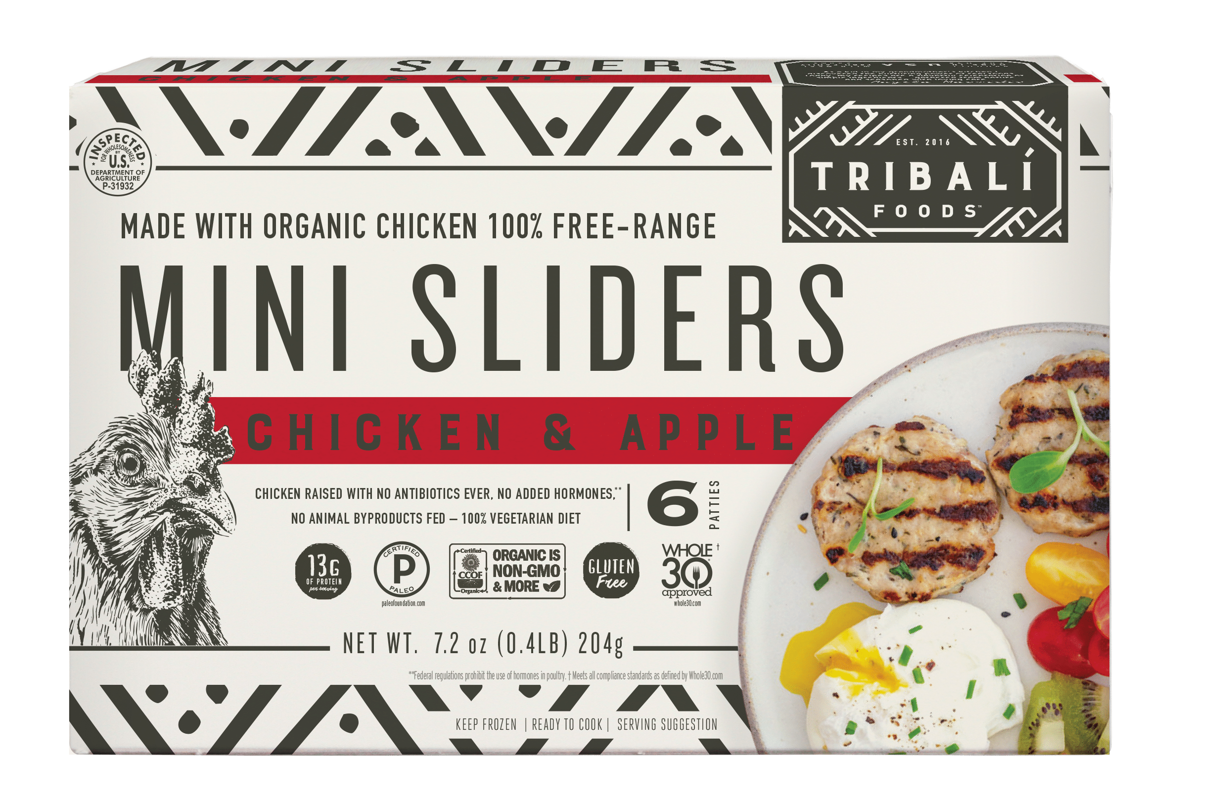 TRIBALÍ Foods Releases Chicken & Apple and Pork & Sausage Mini Sliders