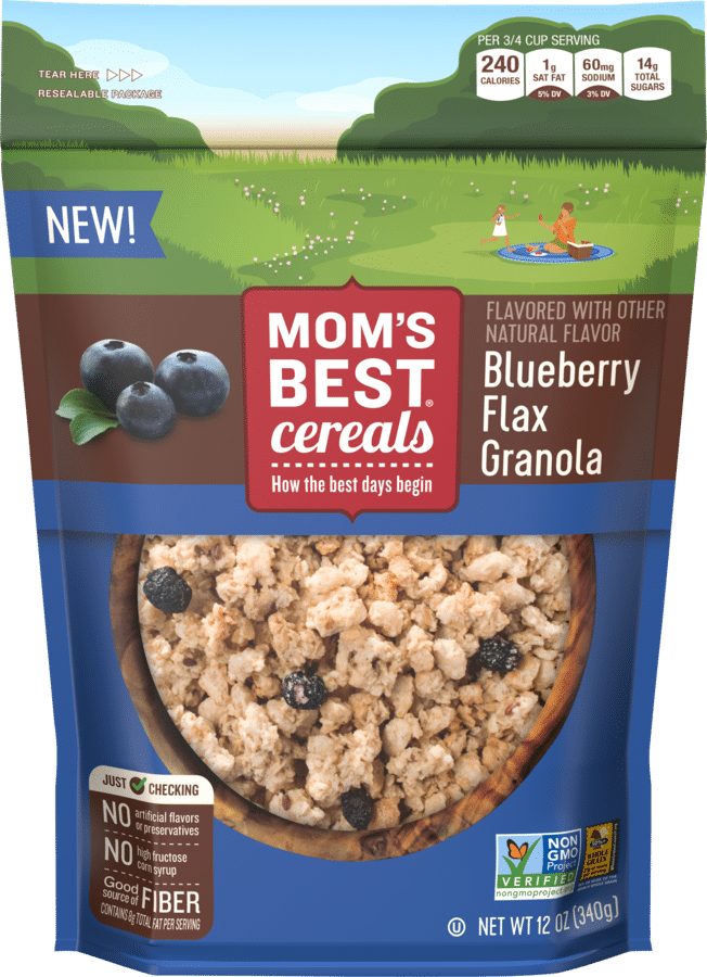 Mom’s Best Debuts Four Non-GMO Granola Flavors