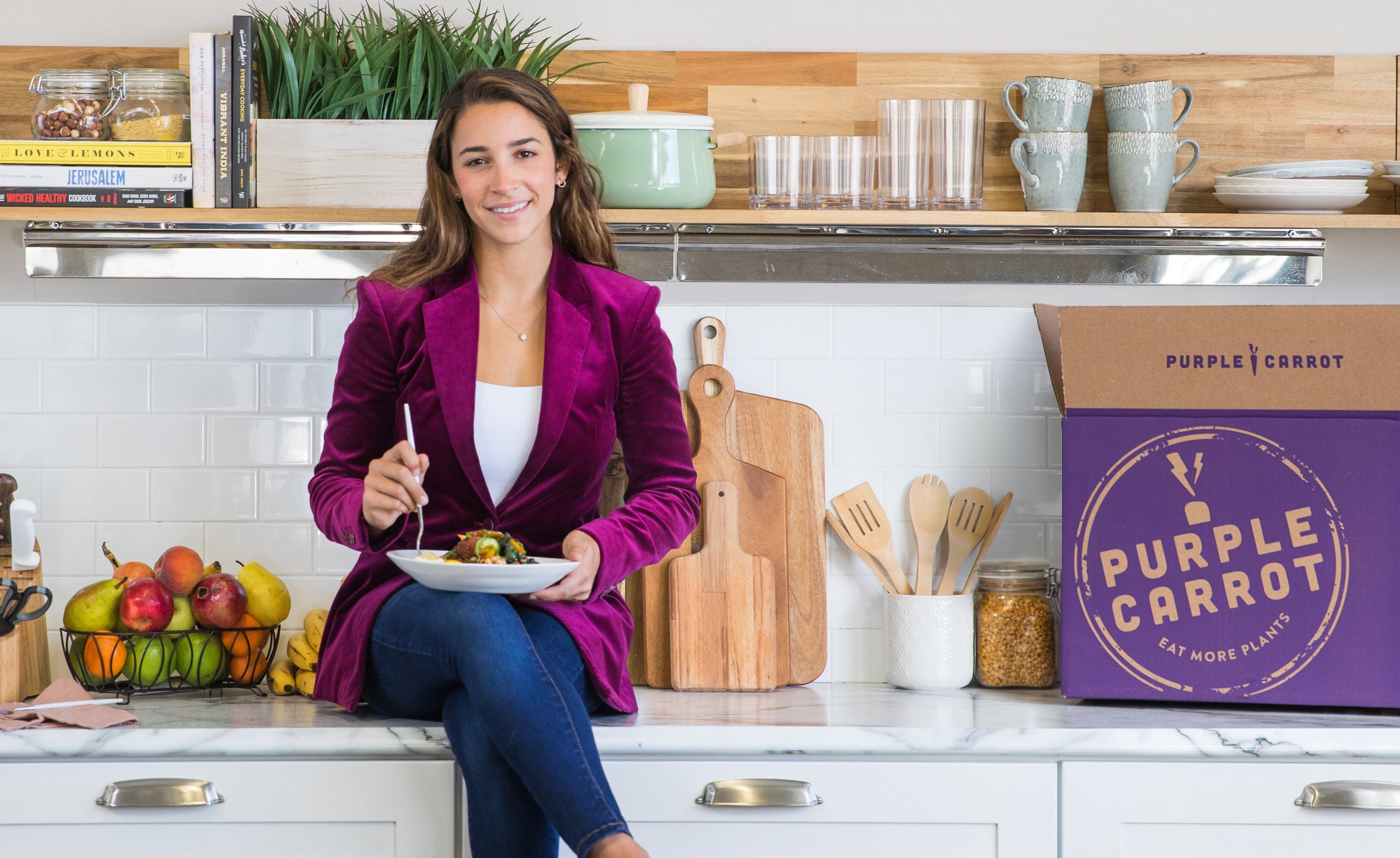 Purple Carrot Partners With Aly Raisman To Promote The Benefits Of Plant-Based Eating