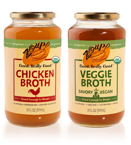 Zoup! Launches Certified Organic Chicken & Veggie Broth