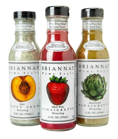 Briannas Fine Salad Dressing Unveils New Packaging