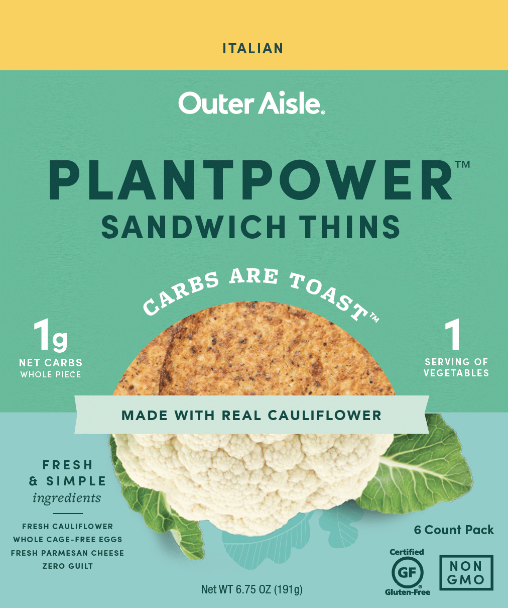 Outer Aisle Unveils Three New Cauliflower-Based Bread Alternative Products at Expo West