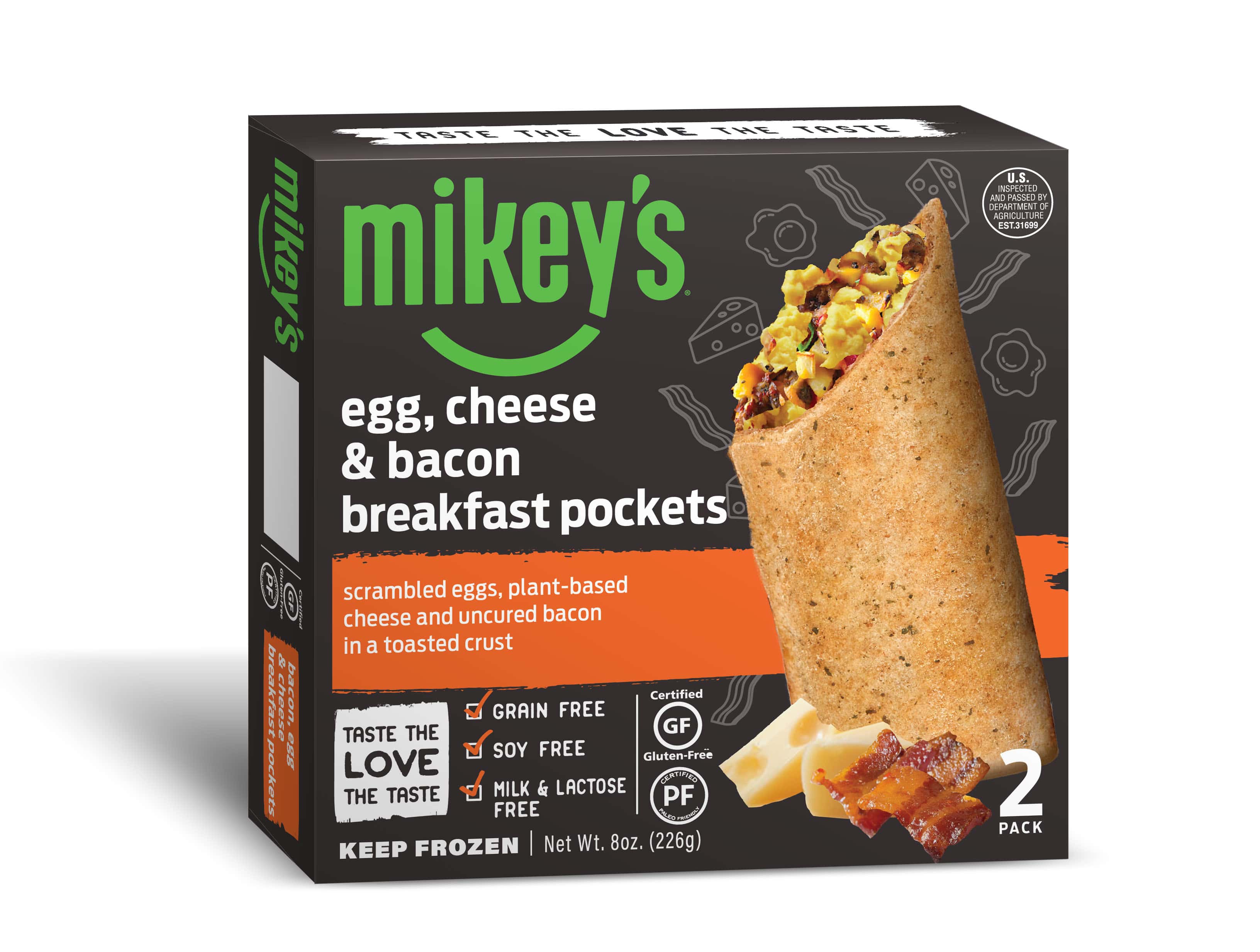 Mikey’s Debuts New Look, Expands Frozen Pockets Line with Breakfast Pockets