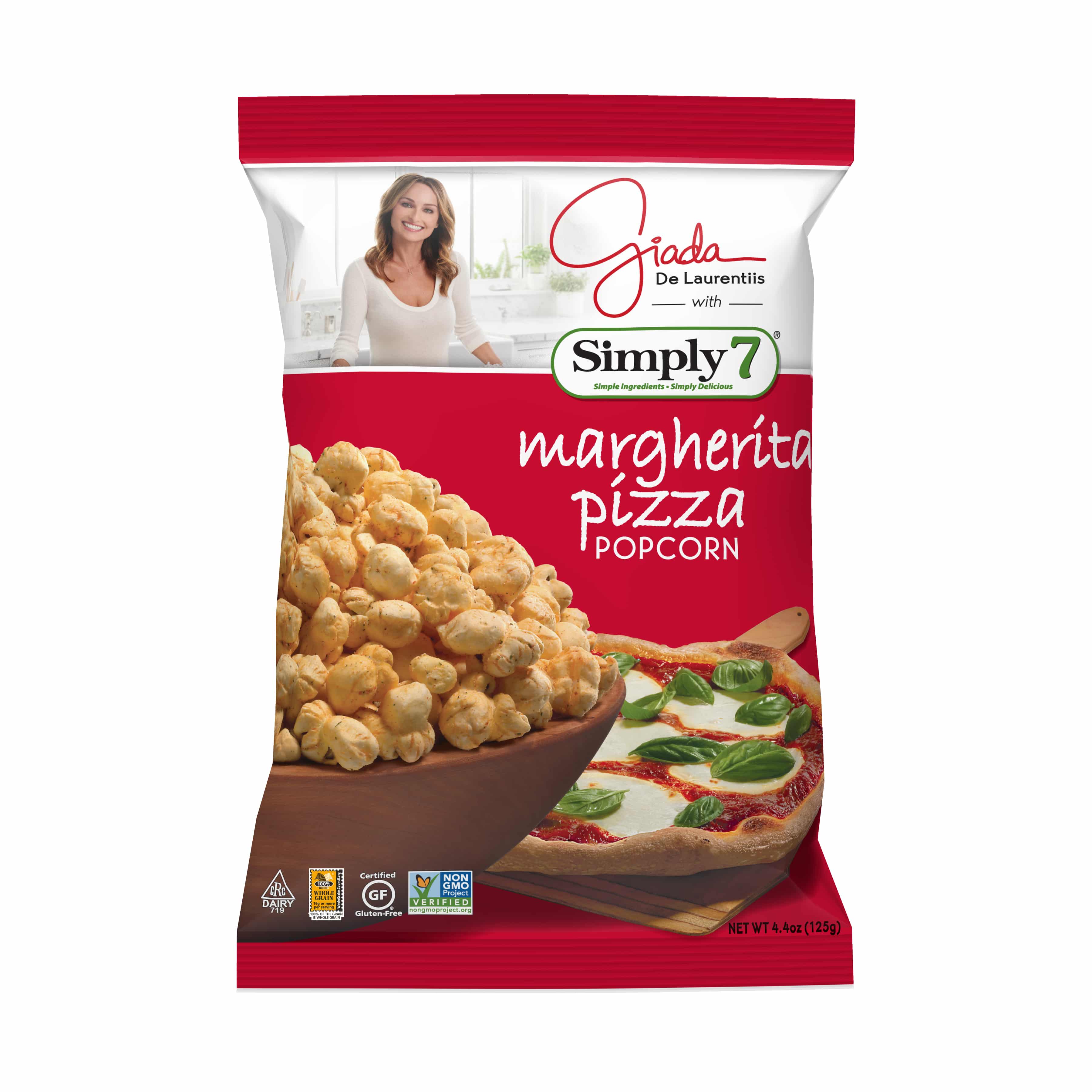 Simply 7 Snacks, Chef Giada De Laurentiis Launch Margherita Pizza Popcorn