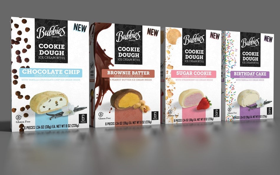 Bubbies Launches Cookie Dough Ice Cream Bites at Expo West