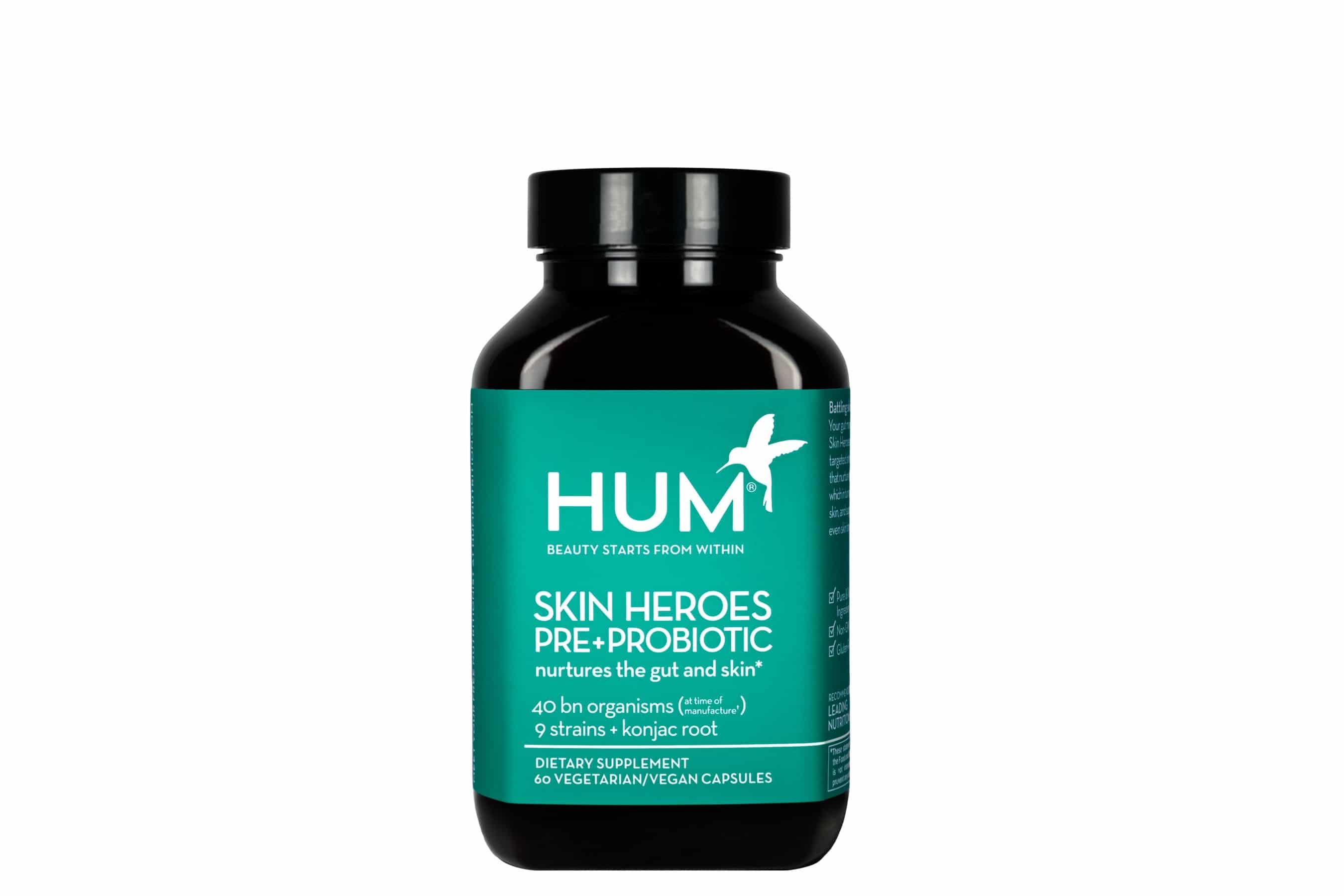 HUM Nutrition Launches Skin Heroes Pre and Probiotic Supplement