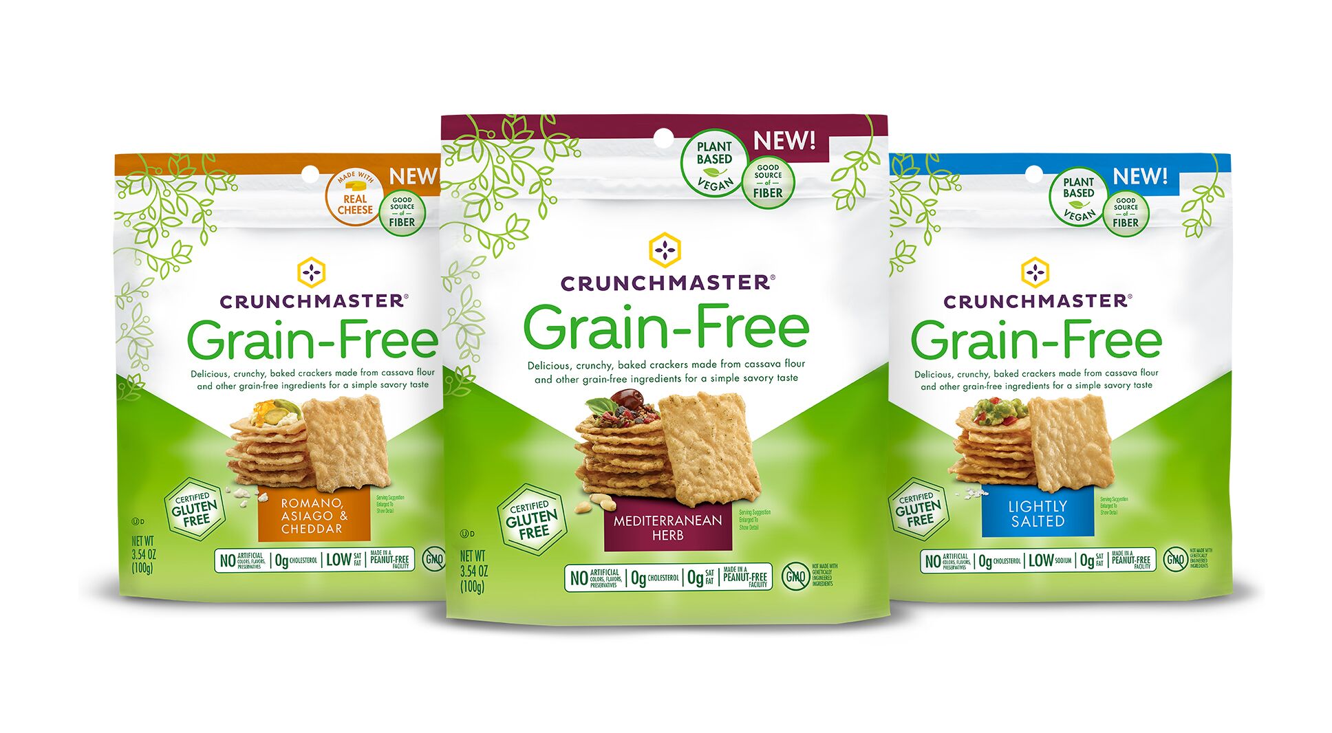 Crunchmaster Announces New Grain-Free Cracker Line