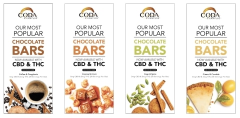 Coda Signature Adds CBD to THC-Infused Chocolate Bars