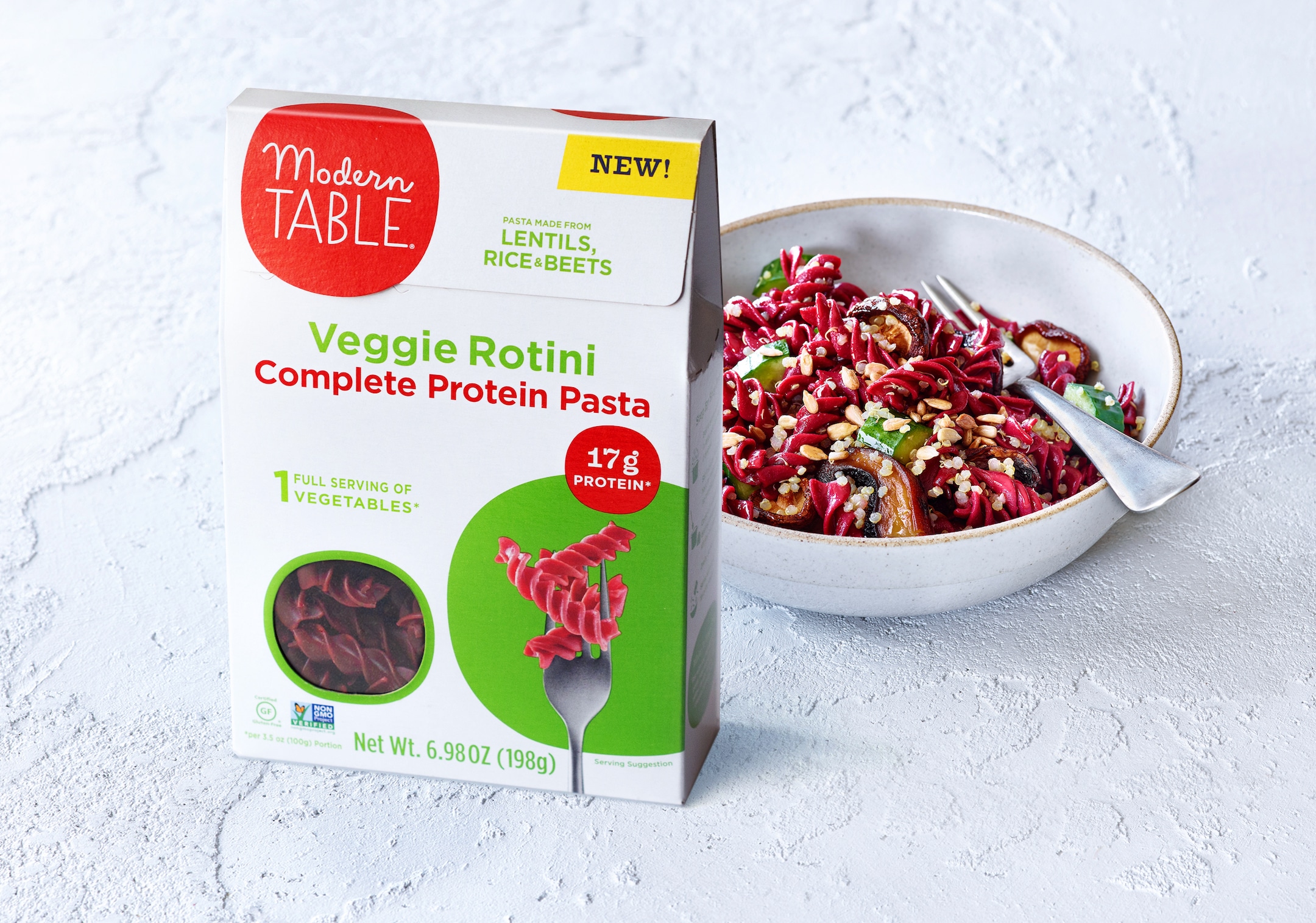 Modern Table Debuts Veggie Pasta Line with Beet Rotini Launch