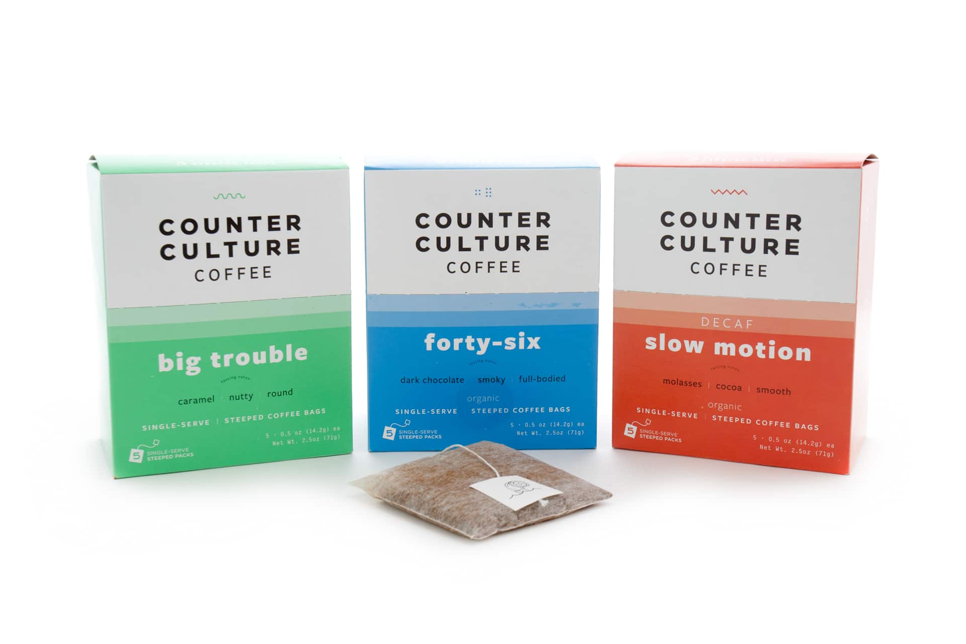 Coffee Design: Counter Culture Coffee Single-Serve Coffee Bags