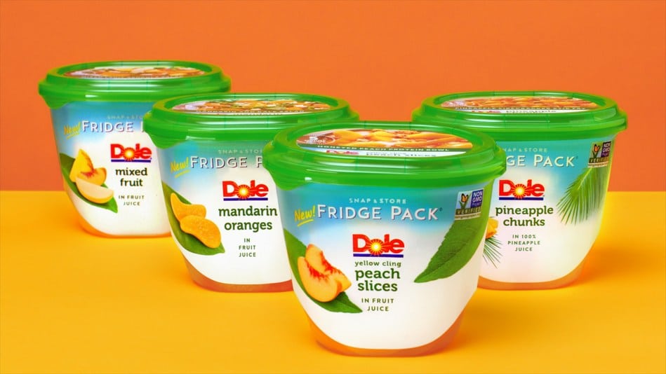 DOLE Releases New Snap and Store Fridge Packs