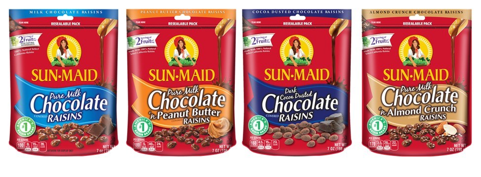 The Promotion In Motion Companies Drops Three New Sun-Maid Chocolate Raisin Mashups