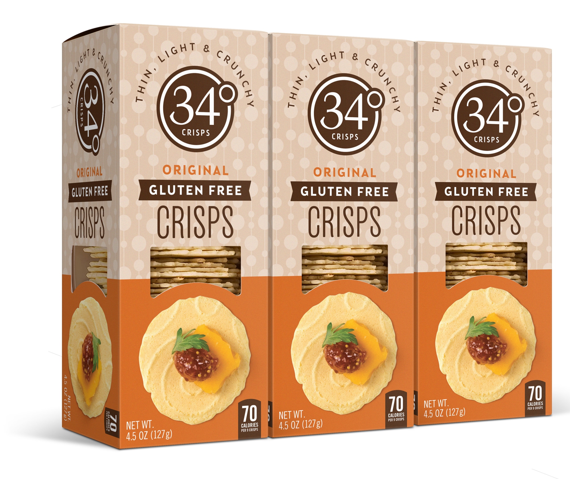 34 Degrees Launches New Original Gluten Free Crisps