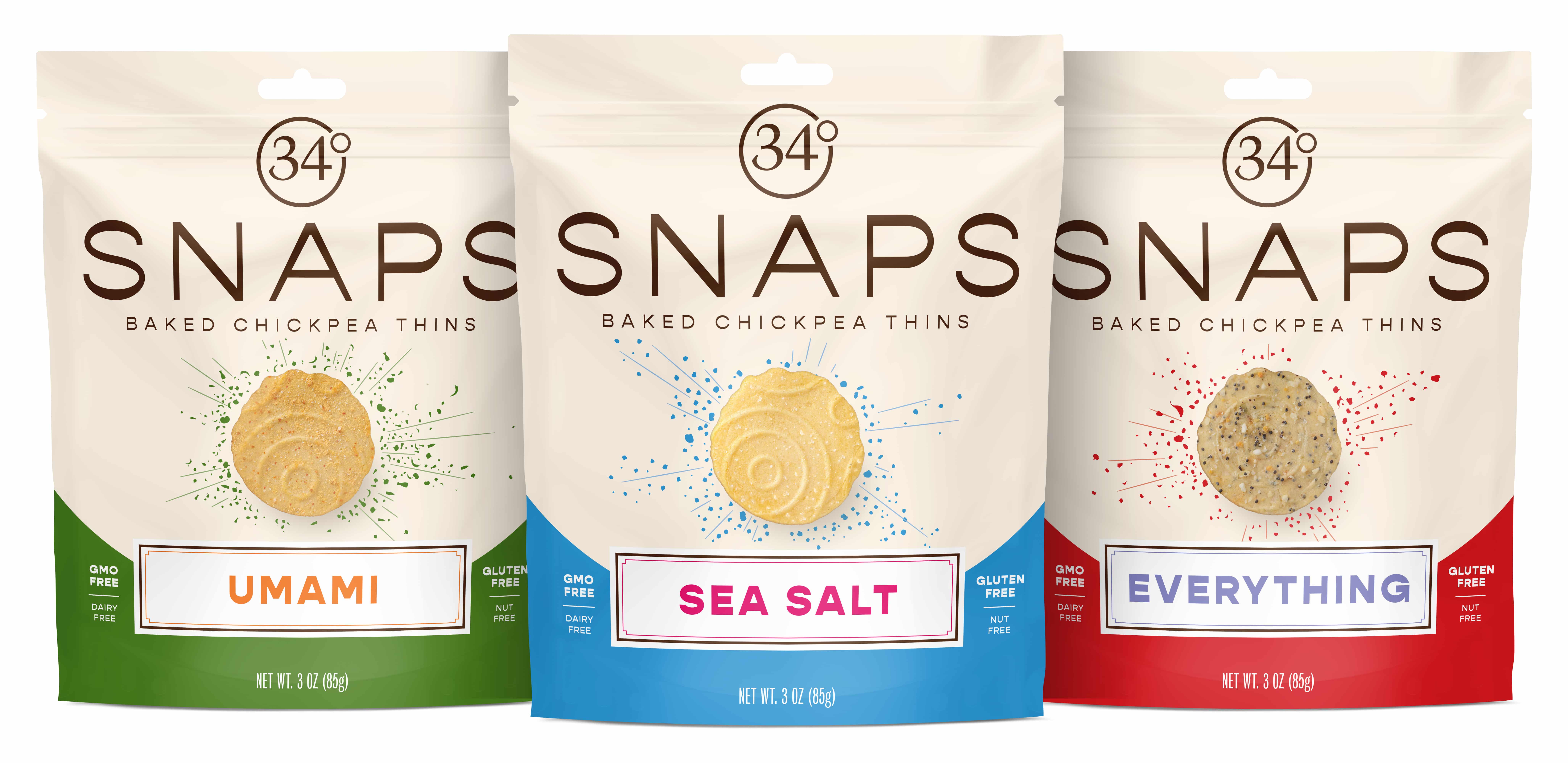 34 Degrees Debuts New Snaps Line at Natural Products Expo West 2020