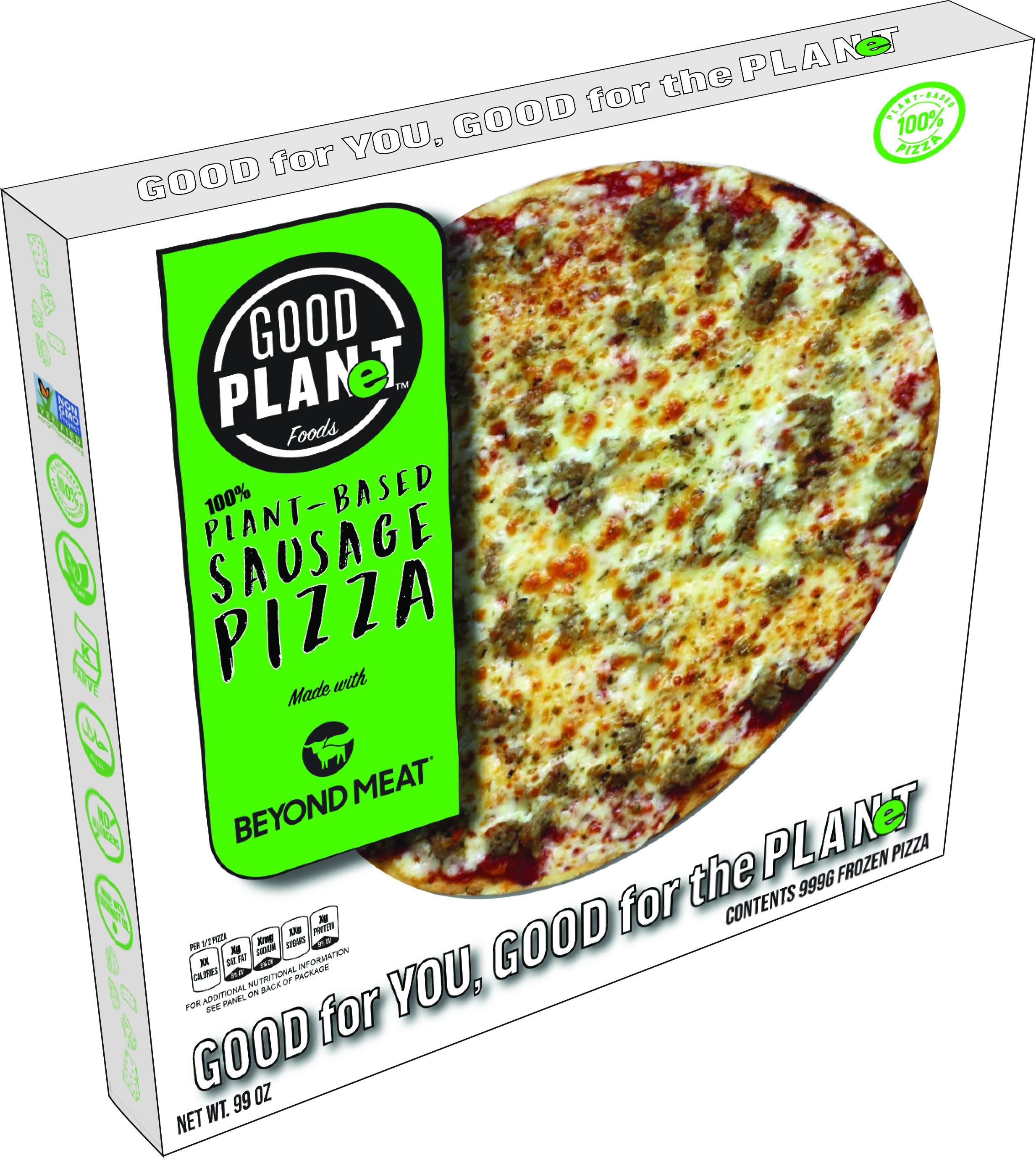 GOOD PLANeT Introduces Plant-Based Frozen Pizza Featuring Beyond Meat