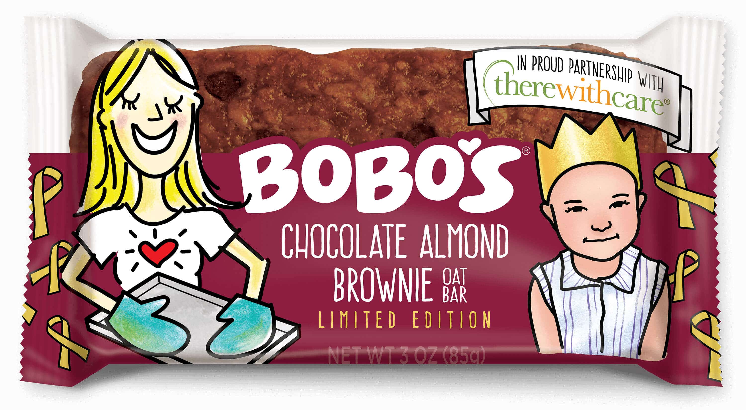 Bobo’s Launches There With Care Chocolate Almond Brownie Bar