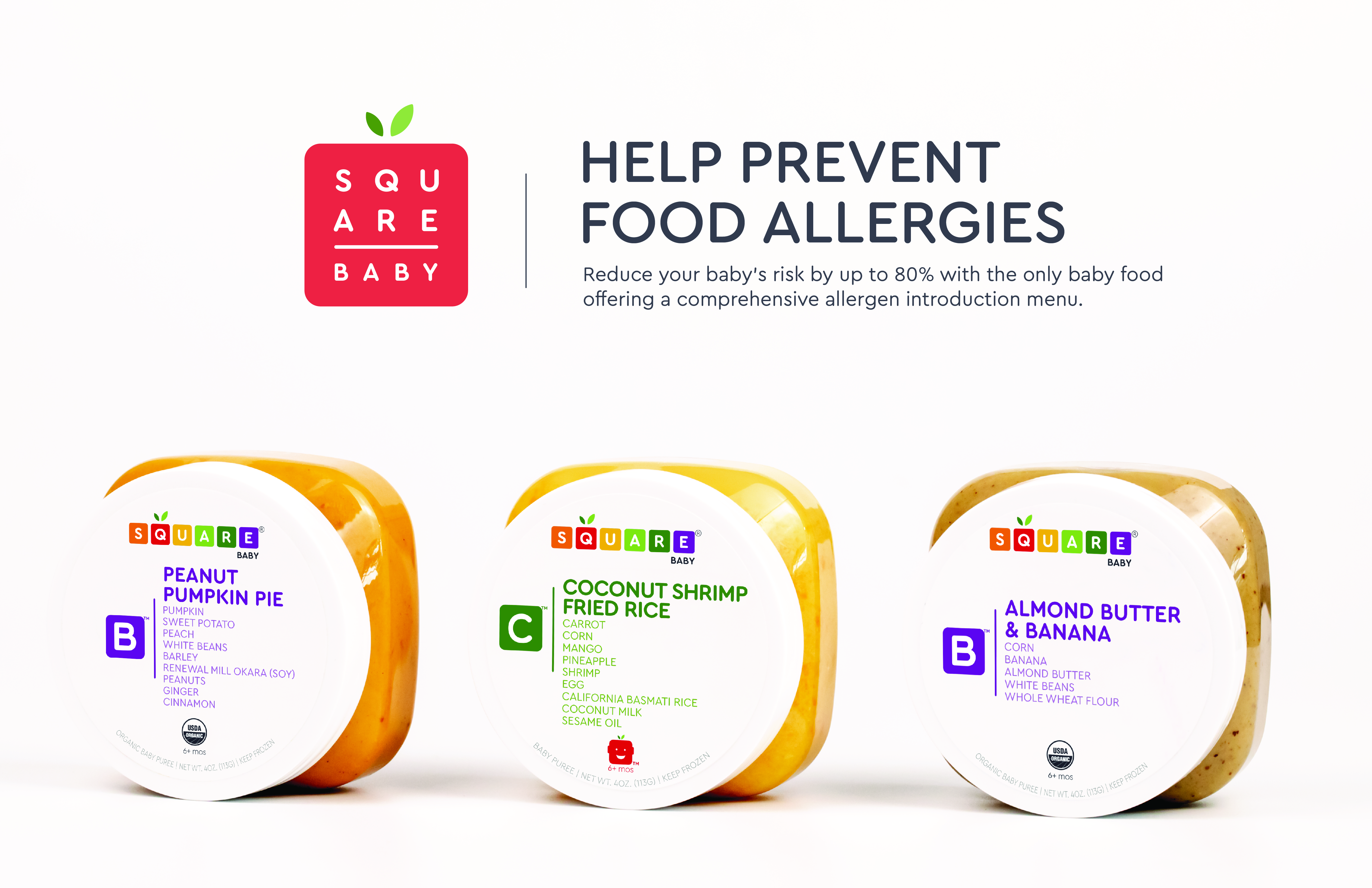 With New Launches, Square Baby Becomes Only Baby Food Offering All Top 8 Allergens