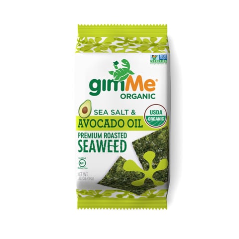 GimMe Snacks Debuts New Sea Salt & Avocado Oil Roasted Seaweed Snack Flavor