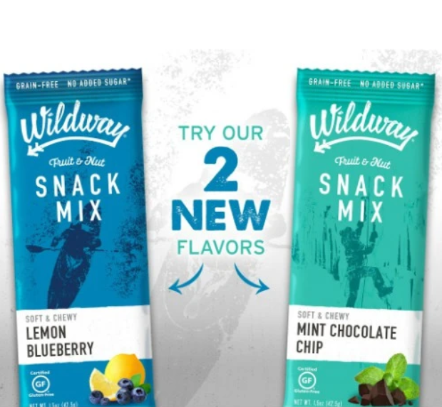 Wildway Launches Lemon Blueberry and Mint Chocolate Chip Snack Mixes