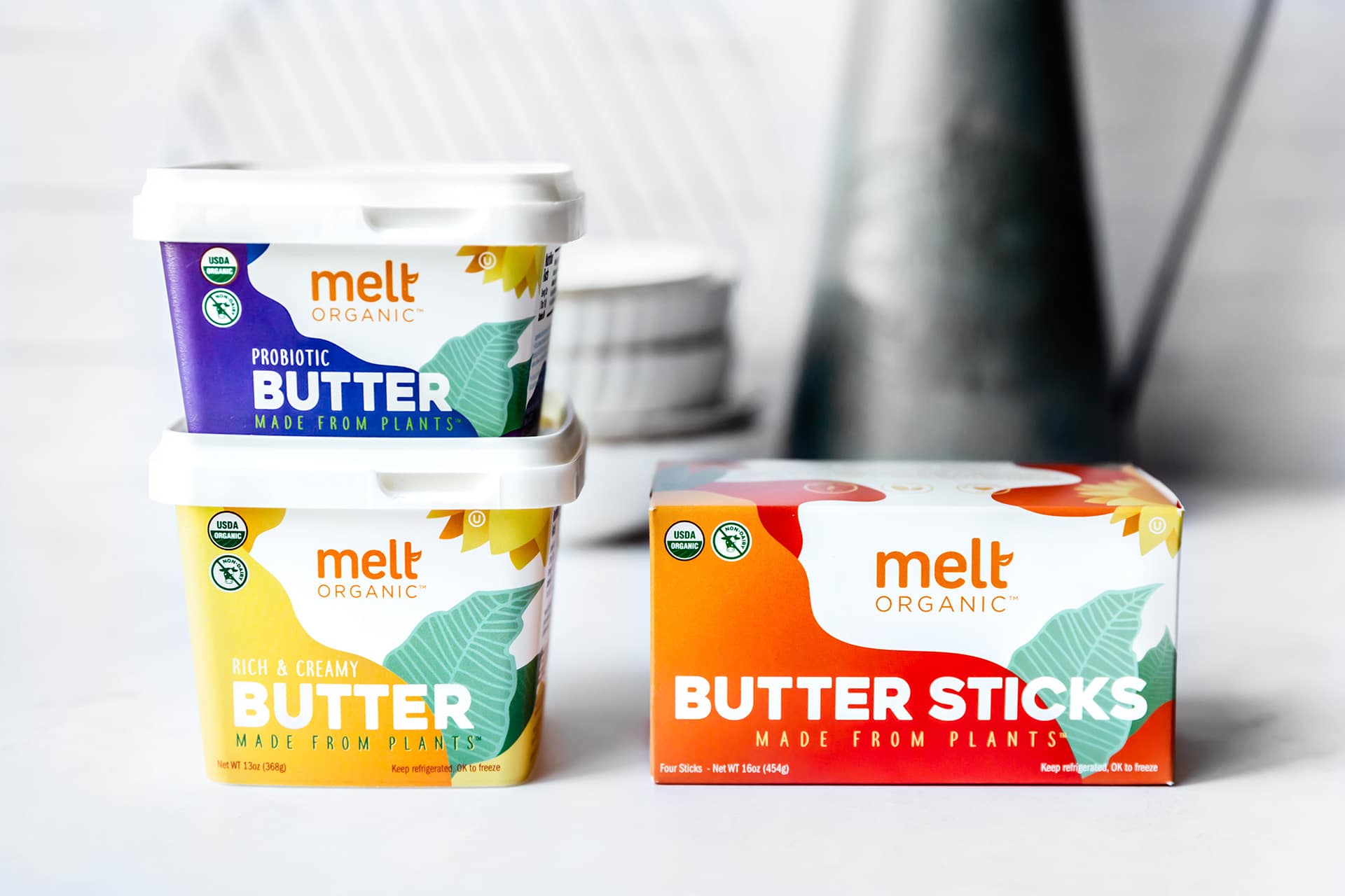 Melt Organic Unveils Unsalted Butter Sticks Made from Plants