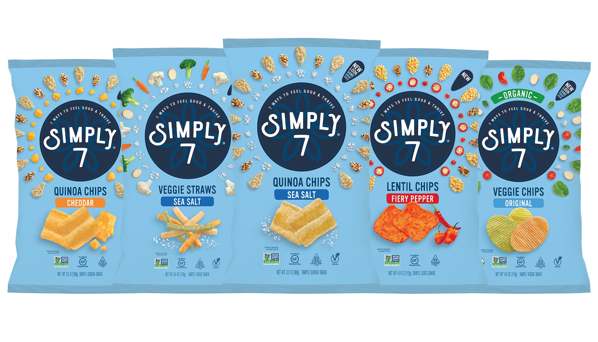 Simply 7 Introduces Two New Snacks, Launches New Branding