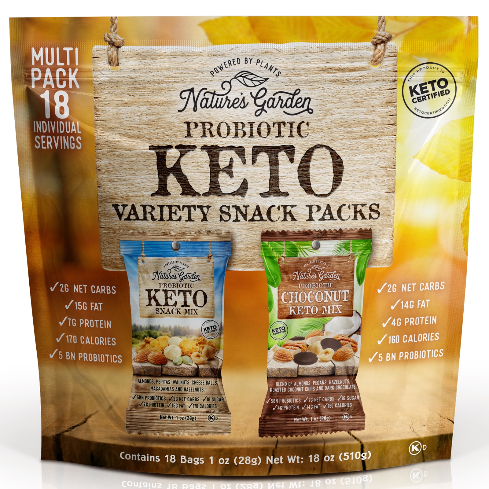 Nature’s Garden Unveils Keto Snack Variety Packs