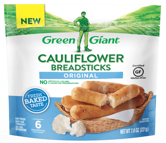 Green Giant Introduces Cauliflower Breadsticks