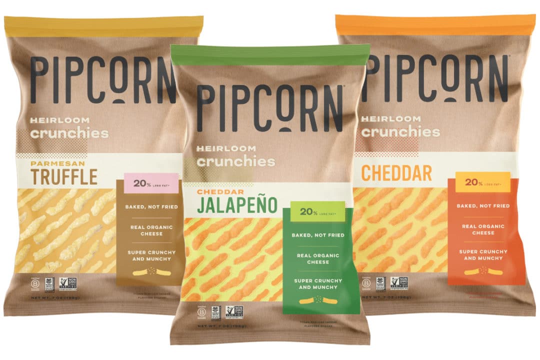 Pipcorn Launches New Baked Cheesy Twists