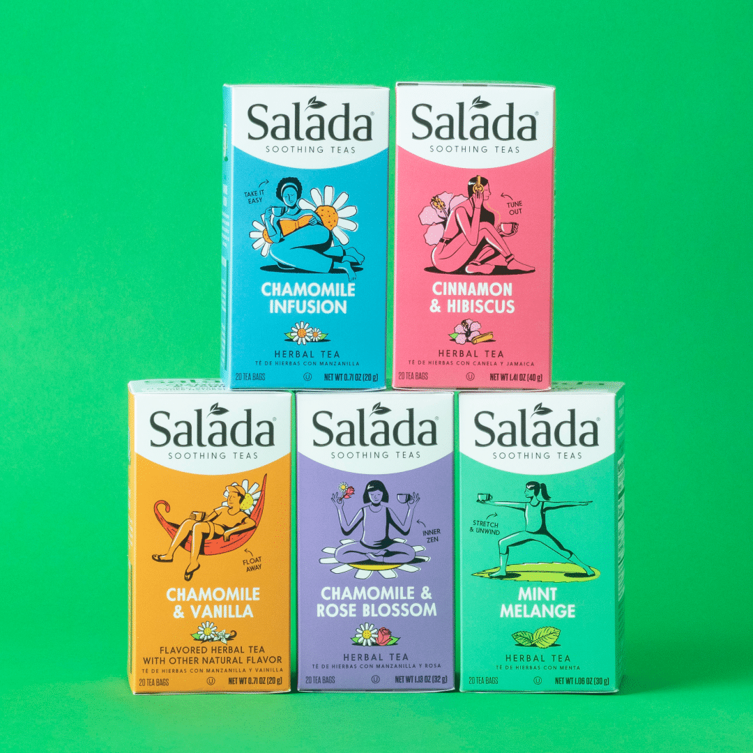 Salada Tea Introduces Five New Soothing Flavors