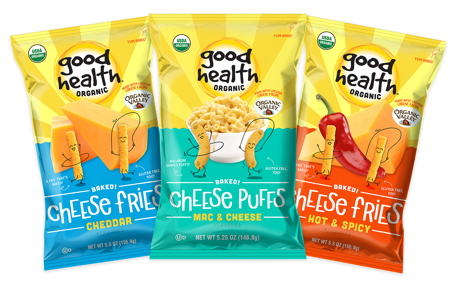 Good Health Introduces New Organic Cheese Snacks