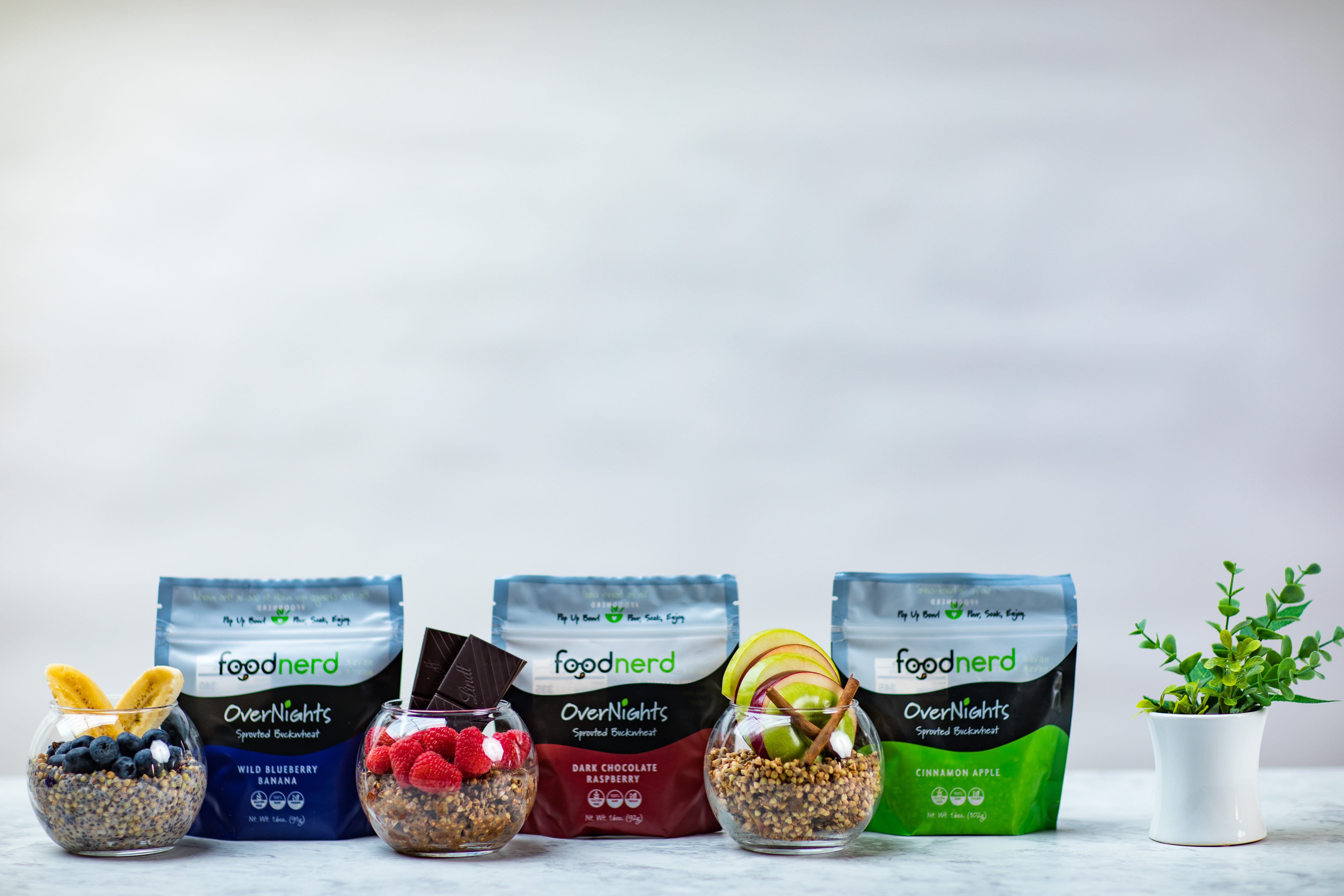 Foodnerd Launches Sprouted Overnight Buckwheat Breakfasts for Athletes and Fitness Enthusiasts